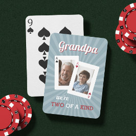 Zwei gleich | Opa & Child Foto Spielkarten