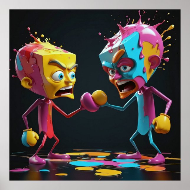 Zwei gleich poster (Vorne)