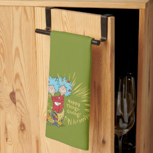 Zwei glückliche Dinge! Geschirrtuch