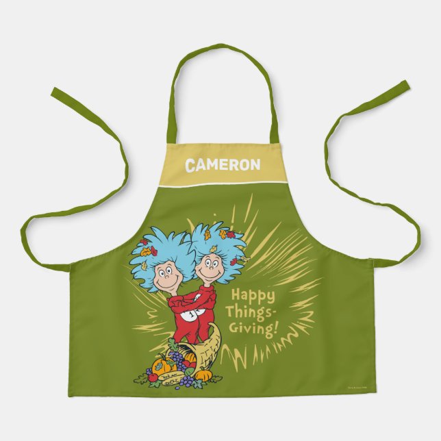 Zwei glückliche Dinge! Schürze (Vorderseite)