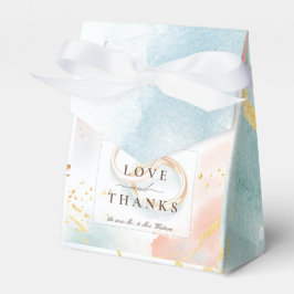 Zwei goldene Hochzeitsspiele Geschenkschachtel