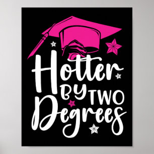 Zwei Grad Hotter Abschluss 2025 Diploma-Uni Poster