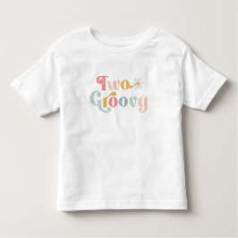 Zwei Groovy 2. Geburtstag Kleinkind T-shirt