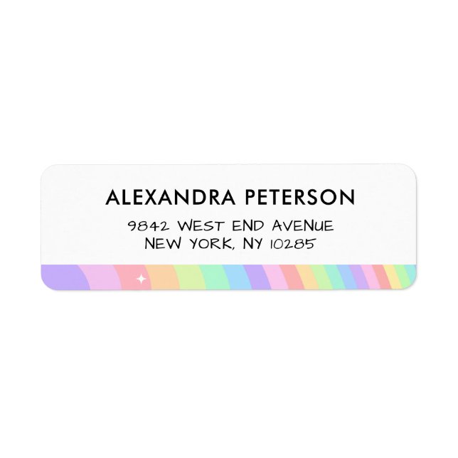 Zwei Groovy Retro-Regenbogen zum 2. Geburtstag Rüc (Vorne)