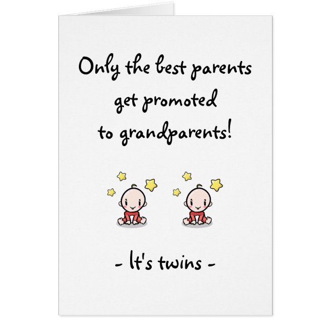 Zwei Großkinder, Großeltern Glückwunsch, (Vorne)