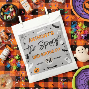 Zwei Gruselige! Halloween 2. Geburtstagsfeier Geschenktütchen