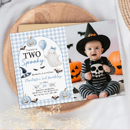 Zwei gruselige Halloween-Geister-Einladung zum 2. Einladung
