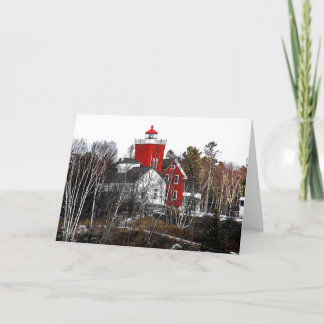 Zwei Hafen-Leuchtturm Karte