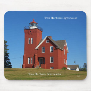 Zwei Häfen Lighthouse Mousepad