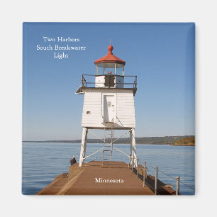 Zwei Häfen Süd Breakwater Light Magnet