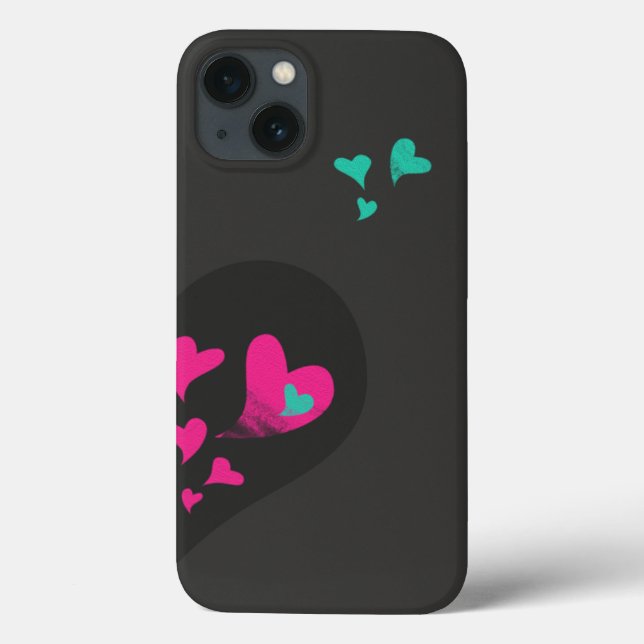 Zwei Hälften machen ein Herz-Matching-Paar Case-Mate iPhone Hülle (Rückseite)