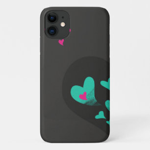 Zwei Hälften machen ein Herz-Matching-Paar iPhone 11 Hülle