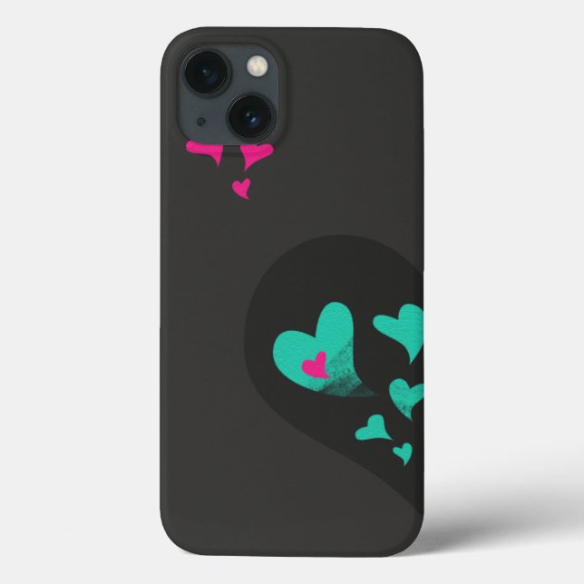 Zwei Hälften machen ein Herz-Matching-Paar Case-Mate iPhone Hülle (Rückseite)