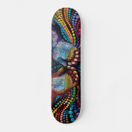 Zwei Hände - Stil der Aborigine - Skateboard Deck