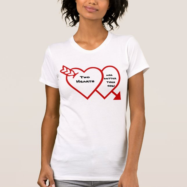 ZWEI HEARTET T-Shirt (Vorderseite)