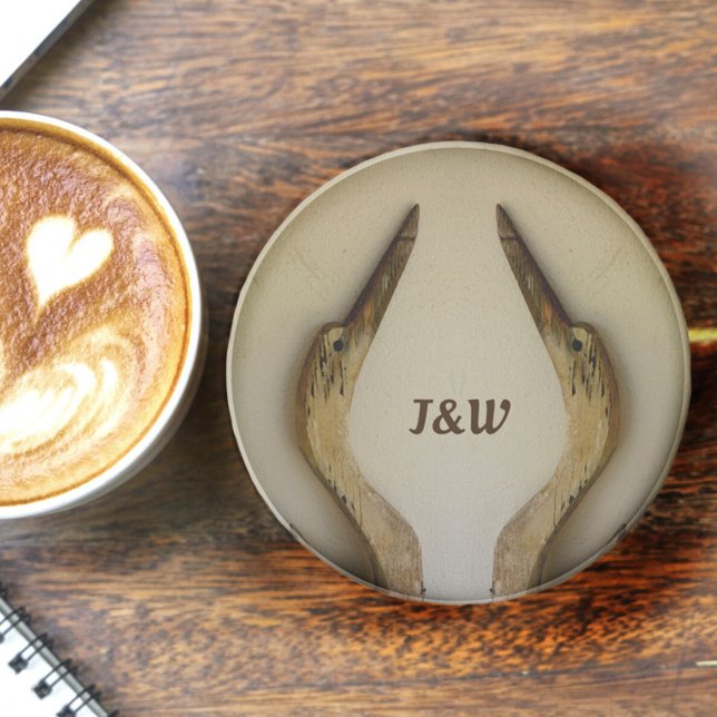 Zwei Helden Rustikaler Küstengewebter Naturstein Getränkeuntersetzer (Von Creator hochgeladen)