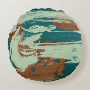 Zwei herauf Norden Rundes Kissen