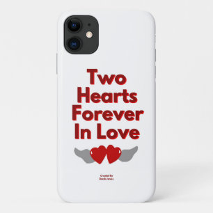 Zwei Herz für immer in der Liebe Apple iPhone 11 F Case-Mate iPhone Hülle