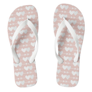 Zwei Herz spiegelt Flops Flip Flops