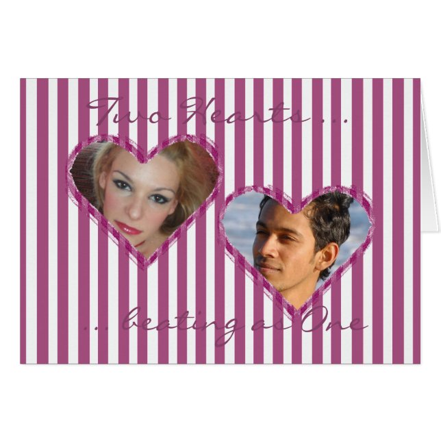 Zwei Herzen als eins (Vorderseite (Horizontal))