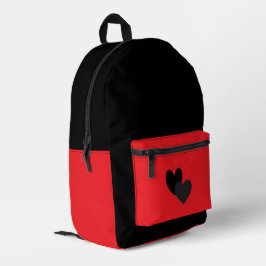 Zwei Herzen Bedruckter Rucksack