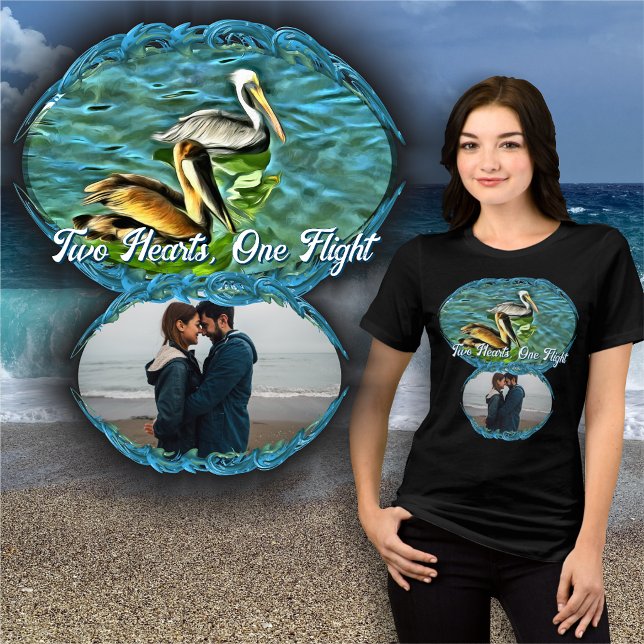 Zwei Herzen, ein Flug 0329  Tri-Blend Shirt (Von Creator hochgeladen)