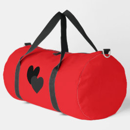 Zwei Herzen groß Duffle Bag