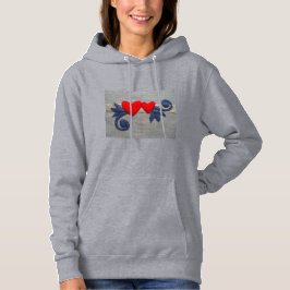 Zwei Herzen Hoodie