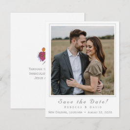 Zwei-Herzen-Katholische-Flat-Save-the-Date-Karte Save The Date