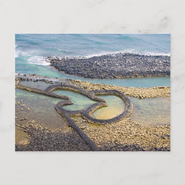 Zwei Herzen Postkarte (Vorderseite)