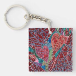 Zwei Herzen Schlüsselanhänger