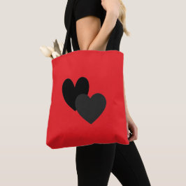 Zwei-Herzen-Tasche