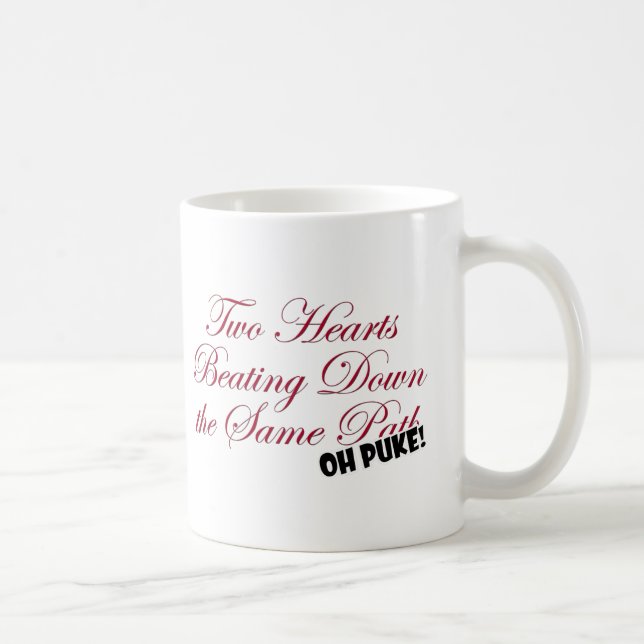 Zwei Herzen Tasse (Rechts)