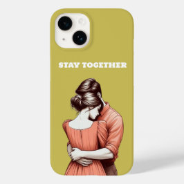 Zwei Herzen verbunden| Zusammenwirken von Design b Case-Mate iPhone 14 Hülle