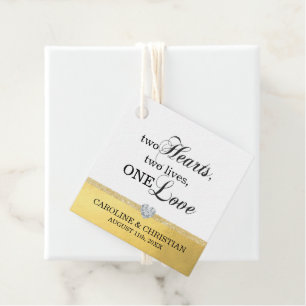 Zwei Herzen Zwei leben eine Liebe White Gold Hochz Geschenkanhänger