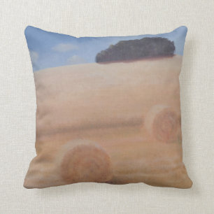 Zwei Heu-Ballen 2012 Kissen