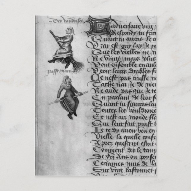 Zwei Hexen von "Le Champion des Dames" Postkarte (Vorderseite)