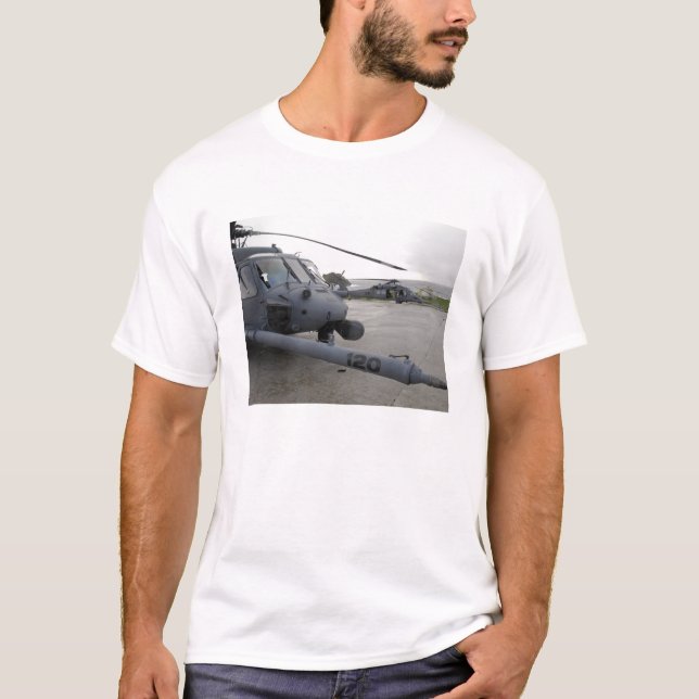 Zwei HH-60G Pave Hawks T-Shirt (Vorderseite)
