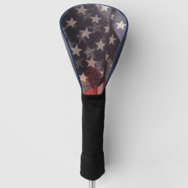 Zwei hintergrundbeleuchtete US-Flaggen Golf Headcover