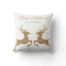 Zwei Hirsche in Imitaten Gelber Glitzer mit benutz