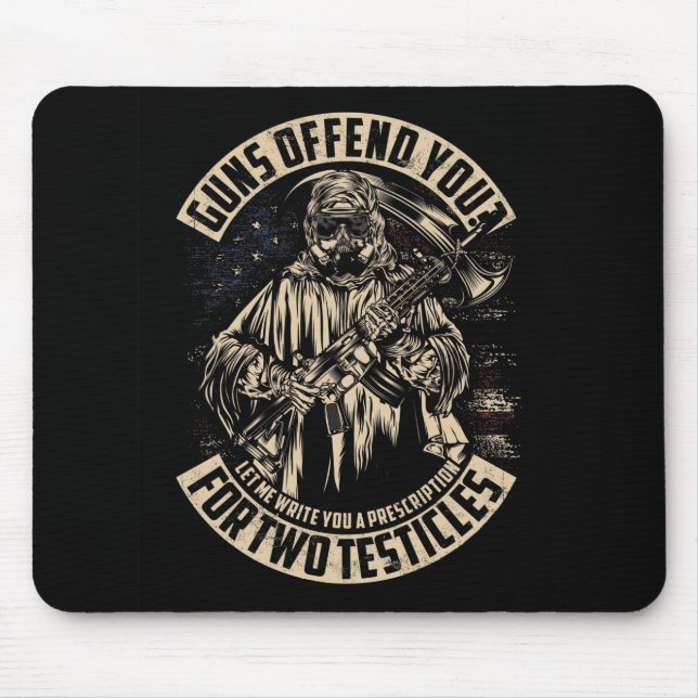 Zwei Hoden Mousepad (Vorne)