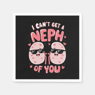 Zwei hübsche Cartoon-Nieren Serviette