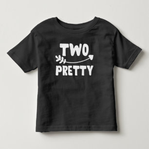 Zwei Hübsche Spaß 2. Geburtstagsgeschenk 2 Jahre a Kleinkind T-shirt