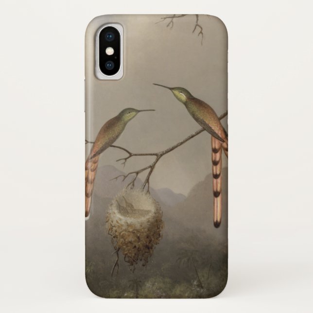 Zwei Hummelvögel mit ihren jungen Case-Mate iPhone Hülle (Rückseite)