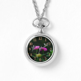 Zwei Hummingbirds Necklace eWatch Armbanduhr