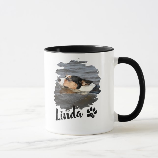 Zwei Hunde pro Cup Tasse (Rechts)