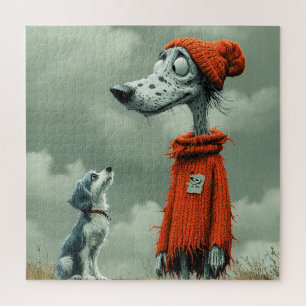 Zwei Hunde Puzzle