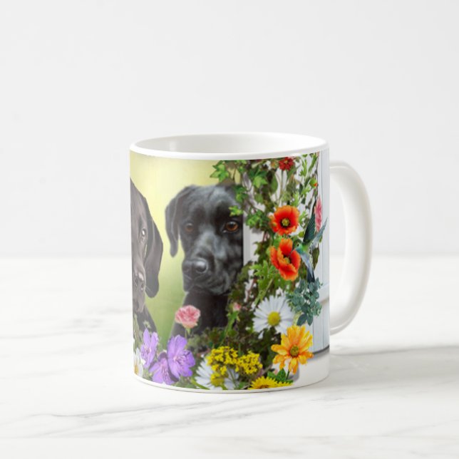 Zwei Hunde Tasse (VorderseiteRechts)
