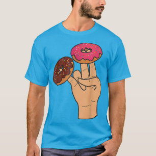 Zwei im rosa im stinkfarbenen Funny Shocker T-Shirt