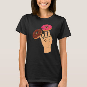 Zwei im rosa im stinkfarbenen Funny Shocker T-Shirt